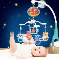 爱婴乐 婴儿床铃摇铃0-1岁新生儿音乐玩具旋转安抚床头铃满月礼物