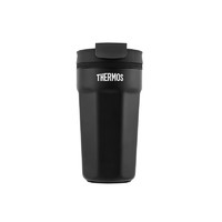 THERMOS 膳魔师 保温杯400ml316L不锈钢咖啡保冷水杯子TEME-400S BK 黑色