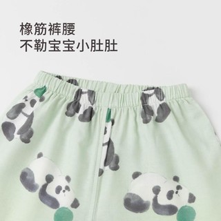 乖奇熊 男女童短袖短裤分体套装宝宝婴儿夏季薄款外出衣服