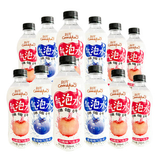 刻凡气泡水350ml*12瓶白桃蓝莓味0糖0脂0卡饮料清凉解渴夏日饮品