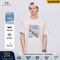 Teenie Weenie Men小熊男装短袖圆领休闲运动美式T恤男士2024夏季新款