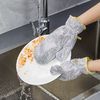 优勤 钢丝洗碗手套女厨房多功能加厚防水防油耐磨家务清洁洗碗