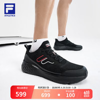 FILA 斐乐 男鞋MIND 7房跑鞋2024夏季灵智鞋 7综训鞋 黑-BK 41