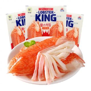 SAJO思潮大林韩国进口蟹肉棒龙虾鳕蟹肉140g*8袋
