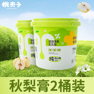 桃夫子 秋梨膏 10g*60条 2桶装