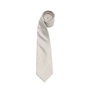 雅戈尔领带男经典提花领带优质聚酯纤维简洁干练立体挺括合款 咖啡 散装