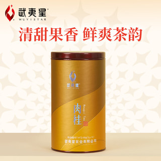 武夷星乌龙茶新系列武夷岩茶肉桂清香一级105g轻火罐装茶叶