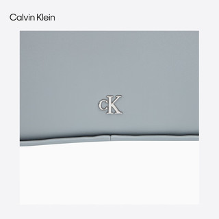 Calvin Klein女包24早秋女士小众ck字母枕头包小方包斜挎包DH3714 CI1-都市灰