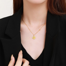 chowtaiseng周大生520情人节礼物周大生黄金吊坠项链女足金5g闪耀金