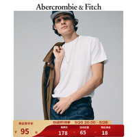 Abercrombie & Fitch 宽松百搭纯色圆领短袖T恤 310921-1