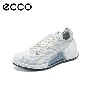 爱步（ECCO）*BIOM2.0男士运动鞋 轻盈透气跑步鞋牛皮户外休闲鞋男 健步800684 白色80068450874 46