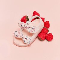戴维贝拉 童鞋女童凉鞋公主鞋2024夏季新款宝宝儿童学步鞋