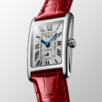 LONGINES 浪琴 官方正品黛绰维纳系列女士石英表手表方表