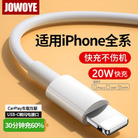 JOWOYE苹果充电线20W充电器线Ipad平板PD快充iPhone14ProMax13/12手机数据线CarPlay连接Type-c车载互联