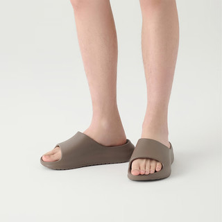 MUJI 男女通用 沙滩拖鞋 男式女式 无性别 夏季 EK01CC4S 深棕色 270mm XL/44码(2.5)