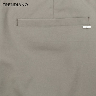 TRENDIANO莱赛尔休闲裤2024年夏季潮流百搭时尚透气男款潮 卡其 XL