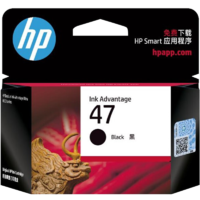 HP 惠普 原装47墨盒黑色彩色