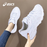 ASICS 亚瑟士 女鞋跑步鞋春艾斯克斯白色跑鞋透气运动鞋女JOG 100T