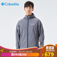 Columbia哥伦比亚软壳衣男23春夏户外防泼水防风夹克外套 WE1207 464 L 464（男）