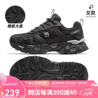 骆驼（CAMEL）户外徒步鞋舒适耐磨防滑防泼水款登山鞋 F23A693007 黑色,女 38