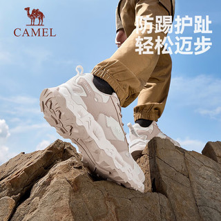 骆驼（CAMEL）户外徒步鞋舒适耐磨防滑防泼水款登山鞋 F23A693007 灰色,女 35