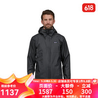 巴塔哥尼亚（Patagonia）巴塔哥尼亚男女防水潮流冲锋衣 Torrentshell3L 85240/85241-男款-黑色 M
