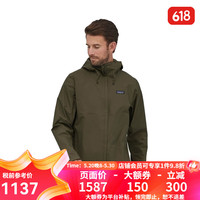 巴塔哥尼亚(Patagonia)巴塔哥尼亚男女防水潮流冲锋衣 Torrentshell3L 85240/85241-男款-BSNG-绿色 S