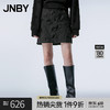 JNBY/江南布衣24春半身裙休闲短款A型5O3D10610 001/本黑 M