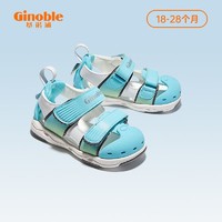 Ginoble 基诺浦 男宝宝夏款机能鞋女童婴幼儿防踢学步鞋子可爱卡通稳步凉鞋