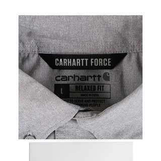 carhartt 衬衫男式 FORCE RELAXED FIT LIGHTWEIGHT SHO
