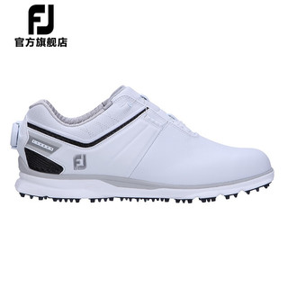 FootJoy高尔夫球鞋男士FJPro/SL Carbon专业竞技防滑耐磨无钉运动鞋 白/蓝53082 7=40码