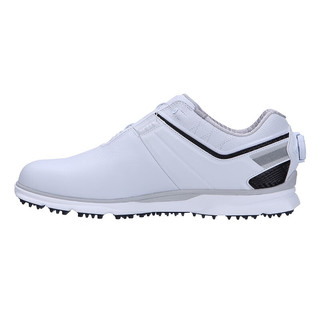 FootJoy高尔夫球鞋男士FJPro/SL Carbon专业竞技防滑耐磨无钉运动鞋 白/黑53194 8=42码