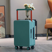 ACD中置宽拉杆行李箱万向轮登机箱子男女高颜值平衡旅行箱 绿色 24英寸(托运箱)