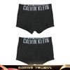 卡尔文·克莱恩 Calvin Klein CK 卡尔文克雷恩 2件装男士四角裤平角内裤 NB2602A 黑色 UB1 M