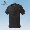 88VIP：CAMEL 骆驼 零感防晒户外圆领速干T恤女款新款短袖时尚休闲上衣男款