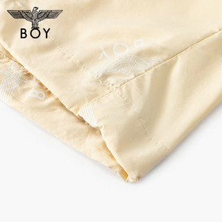 BOY LONDON24夏男女同款防晒上衣老鹰满印时尚休闲薄款外套N23002 卡其色 S