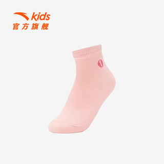 安踏儿童袜子七双装女童夏季舒适透气袜子儿童短袜防臭袜 7色-2 L  7-10岁