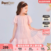 PawinPaw卡通小熊童装24夏季新款女童公主连衣裙甜美