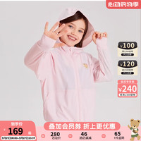 PawinPaw卡通小熊童装24春夏男女童轻薄外套 粉红色/25 100