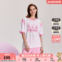 PawinPaw卡通小熊童装2024年夏季男女童大童-上下套装 Pink粉红色/25（成人款） 150