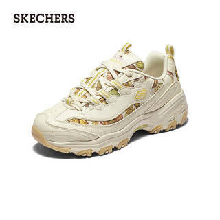 斯凯奇（Skechers）女子厚底老爹鞋150167 自然色/多彩色/NTMT 36.5