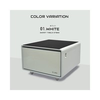 日本直邮败家冰箱LOOZER智能桌子STB65冰箱65L隐形家电白色白色黑