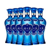 88VIP：YANGHE 洋河 海之蓝 蓝色经典 52%vol 浓香型白酒 520ml*6瓶