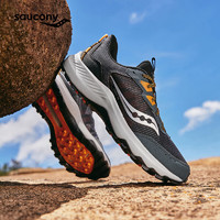 saucony 索康尼 奥拉越野跑鞋男减震耐磨户外徒步跑山鞋