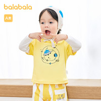 巴拉巴拉 男童女童宝宝儿童t恤长袖打底衫秋装上衣假两件