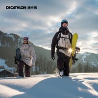 DECATHLON 迪卡侬 滑雪裤男 户外单板双板防水保暖背带裤软壳工装裤OVW3