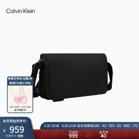 Calvin KleinJeans24春夏男士休闲提花肩带ck翻盖单肩斜挎相机包HH3928