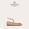 GIOVANNI VALENTINO 卓凡尼·华伦天奴 VALENTINO 华伦天奴 ROCKSTUD系列 女士芭蕾舞鞋 4W2S0HB6NCEMZQ 肉桂粉色 39.5