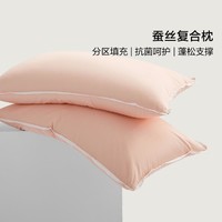 BLISS 百丽丝 水星集团出品蚕丝复合舒软枕床上用品家用枕芯四季款蚕丝枕透气