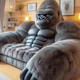 麦室 金刚大猩猩沙发网红客厅家具二次元卧室床创意小户型床 网红金刚大猩猩沙发定制（定金）